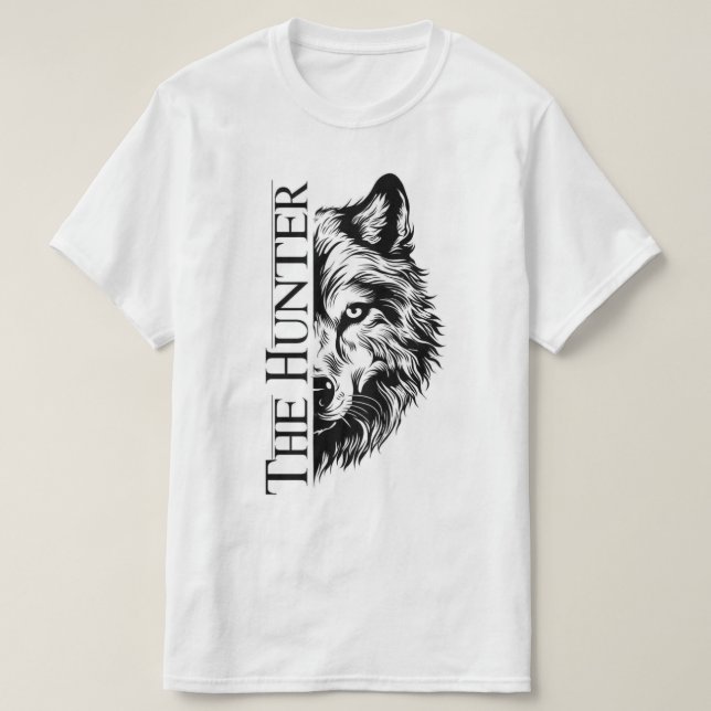 The Hunter Wolf Unisex T-Shirt – Mens (Design vorne)