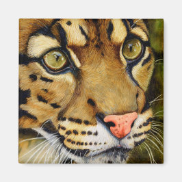 The Huntress - Clouded Leopard Magnet