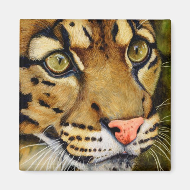 The Huntress - Clouded Leopard Magnet (Vorne)