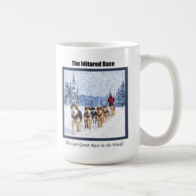 The Iditarod Race in Alaska Kaffeetasse (Rechts)