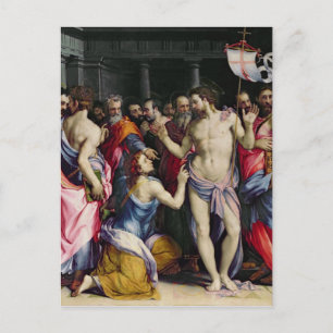The Incredulity of St. Thomas, c.1547 Postkarte