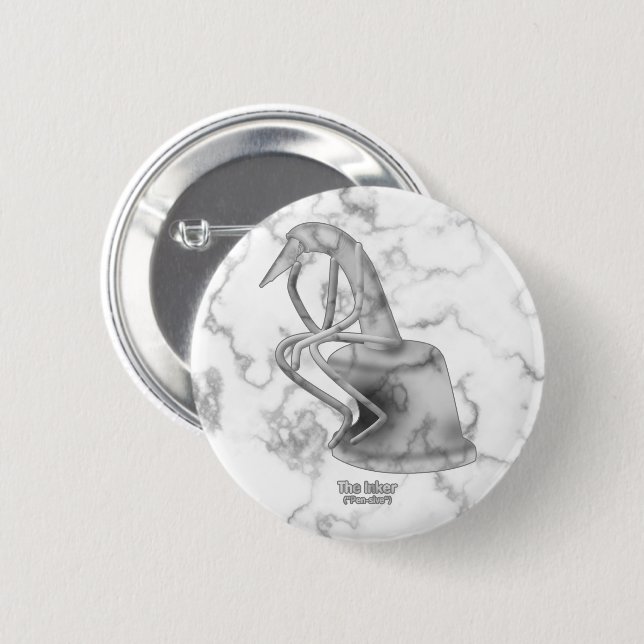The Inker ("Pen-sive") - Button (Vorne & Hinten)