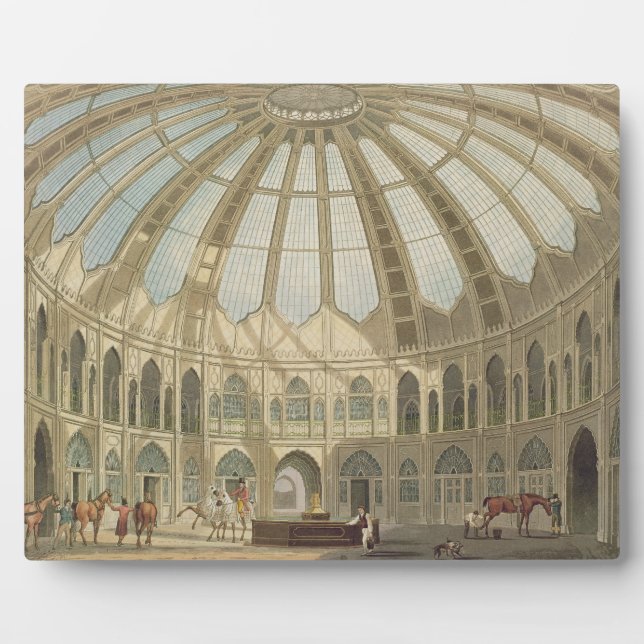 The Interior of the Stability, from 'Views of The  Fotoplatte (Vorderseite)