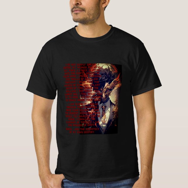The Invader of Empty Minds" - Power Quote Design T-Shirt (Vorderseite)