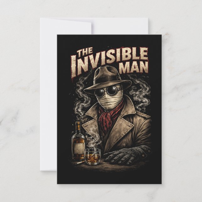 The Invisible Man Dankeskarte (Vorderseite)