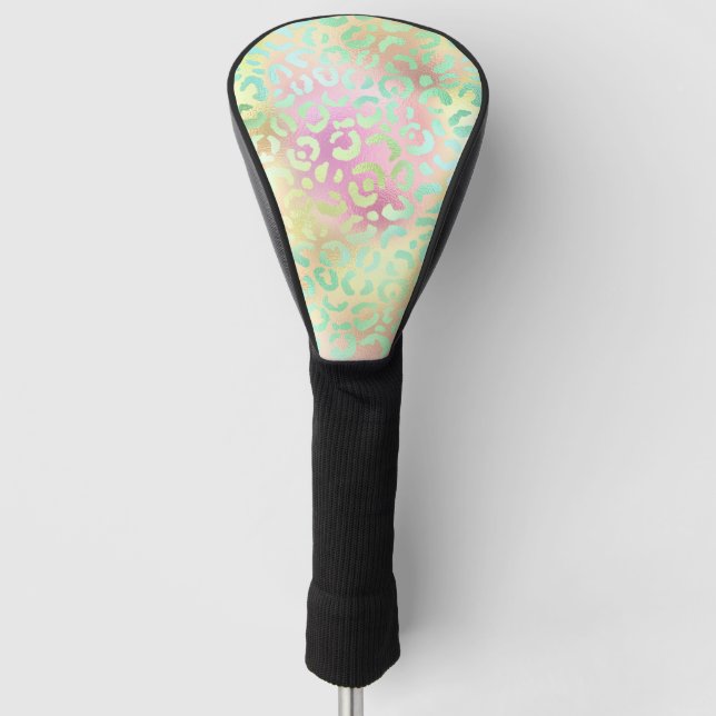 The Iridescent Leopard Series Design 2 Golf Headcover (Vorderseite)