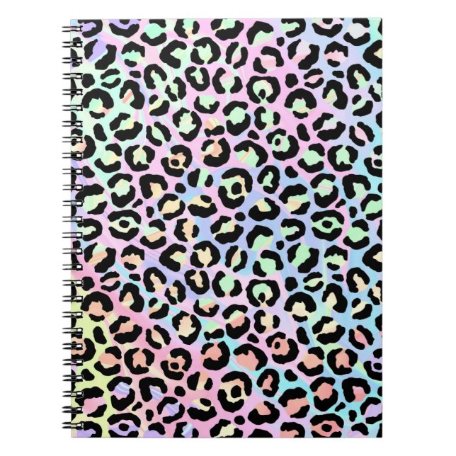 The Iridescent Leopard Series Design 5 Notizblock (Vorderseite)