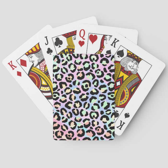The Iridescent Leopard Series Design 5 Spielkarten (Rückseite)