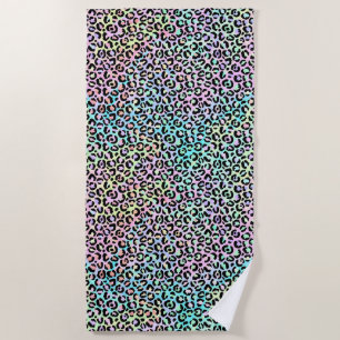 The Iridescent Leopard Series Design 5 Strandtuch