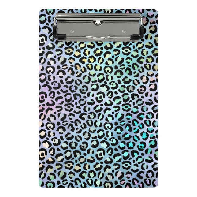 The Iridescent Leopard Series Design 8 Mini Klemmbrett (Vorderseite)