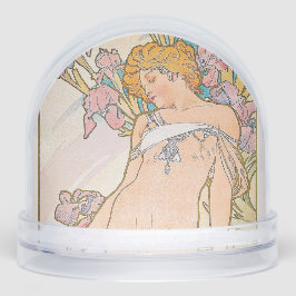 The Iris (1897) by Alphonse Mucha  Schneekugeln