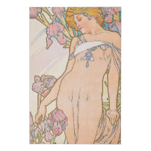 The Iris (1897) von Alphonse Mucha