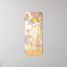 The Iris (1897) von Alphonse Mucha Leinwanddruck