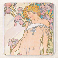 The Iris (1897) von Alphonse Mucha