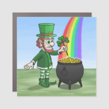 The Irish leprechaun and the pot of gold