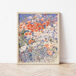 The Island Garden | Childe Hassam Poster<br><div class="desc">The Island Garden (1892) | Original artwork by American Impressionist painter Childe Hassam (1859-1935). The piece depicts an abstract field of flowers in red, white and blue colors.
Use the design tools to add custom text or personalize the image.</div>