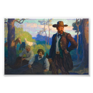 The James Brothers in Missouri von N. C. Wyeth Fotodruck