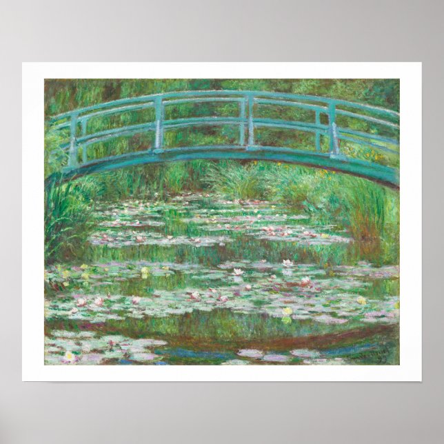 "THE JAPANESE FOOTBRIDGE" 1899 CLAUDE MONET POSTER (Vorne)
