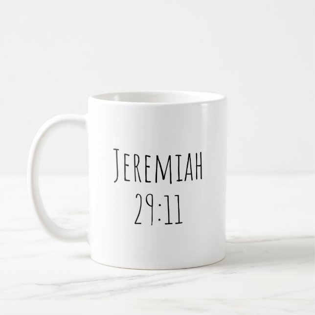 The "Jeremiah 29:11" Mug Kaffeetasse (Links)