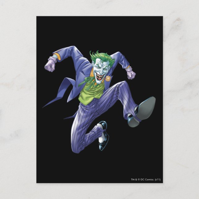 The Joker Jumps Postkarte (Vorderseite)