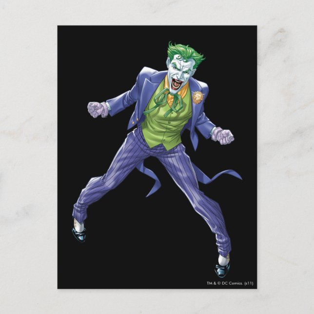 The Joker Yells Postkarte (Vorderseite)