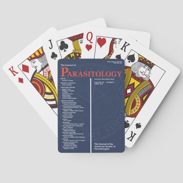 The Journal of Parasitology Spielkarten (Rückseite)
