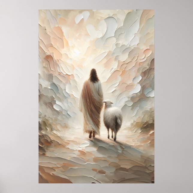 The Journey Home The Good Shepherd Jesus Easter Poster (Vorne)