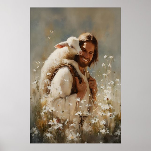 The Journey Home The Good Shepherd Jesus Easter Poster (Vorne)