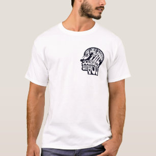 "The Journey Within" Mind & Silhouette Quote T-Shi T-Shirt