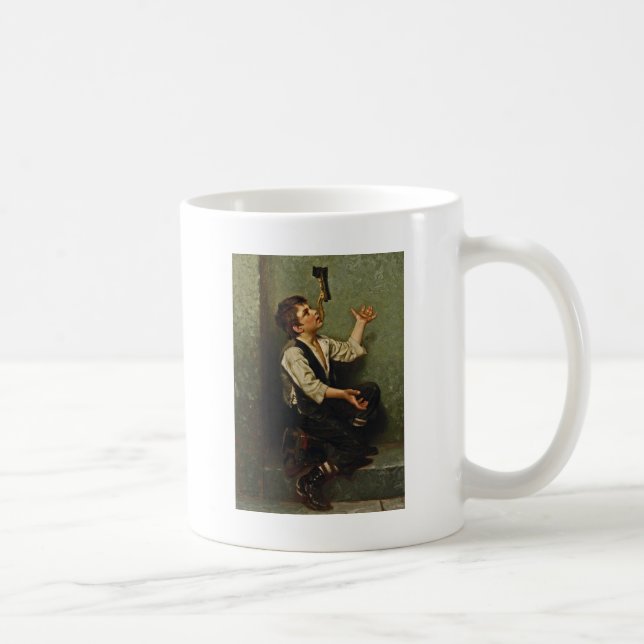The Juggler 1882 ~ Shoe Shine Boy Kaffeetasse (Rechts)