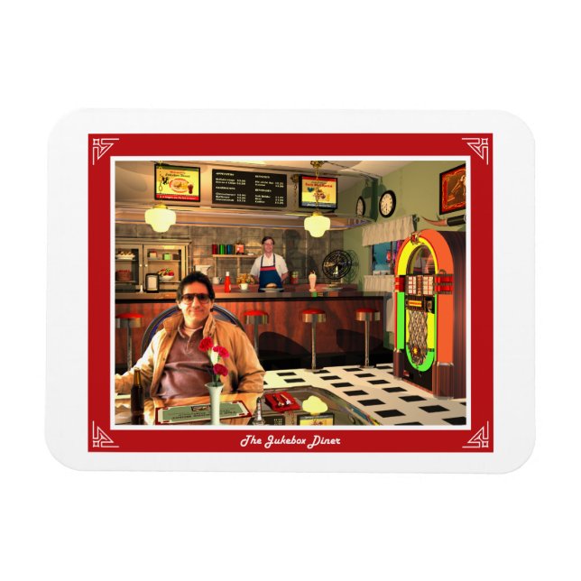 The Jukebox Diner Magnet (Horizontal)