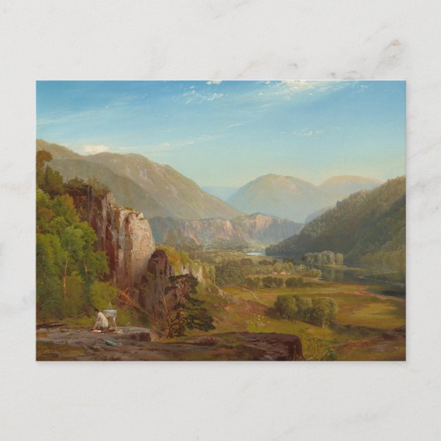 The Juniata River, Pennsylvania by Thomas Moran Postkarte (Vorderseite)