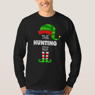 The Junting Elf Group Matching Family Christmas Pj T-Shirt