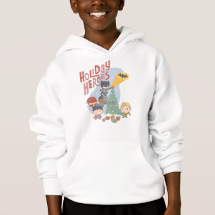 The Justice League Chibi Holiday Tree Hoodie