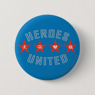 The Justice League Heroes Unlimited Logos Button