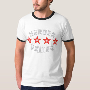 The Justice League Heroes Unlimited Logos T-Shirt