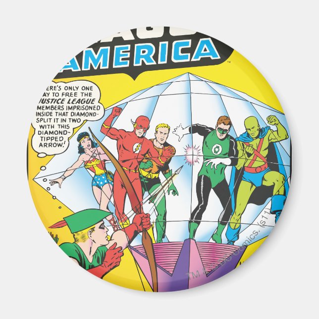 The Justice League of America Ausgabe #4 - May Magnet (Vorne)