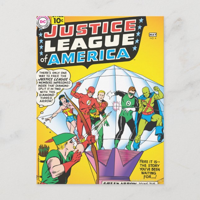 The Justice League of America Ausgabe #4 - May Postkarte (Vorderseite)