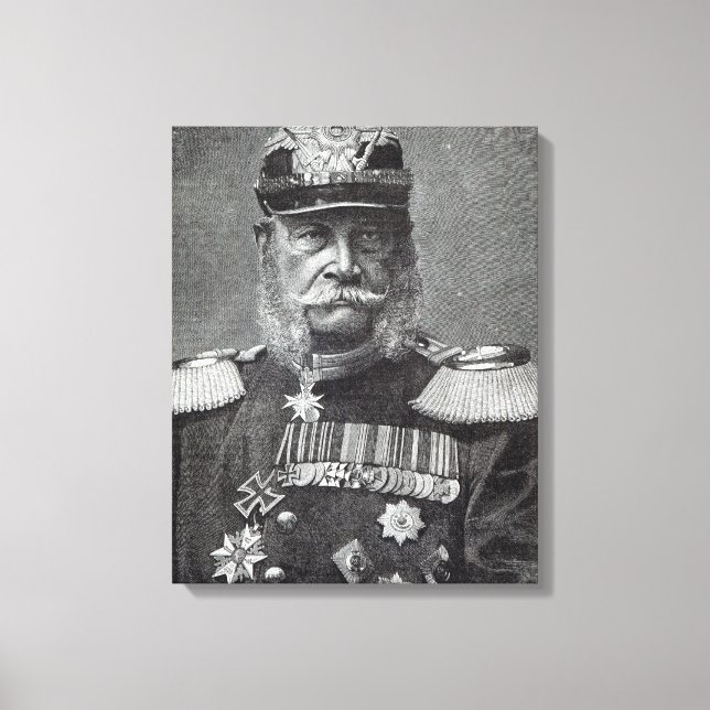 The Kaiser Wilhelm, aus 'Leisure Hour', 1888 Leinwanddruck (Vorderseite)