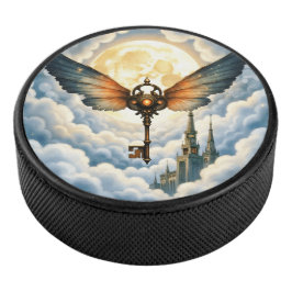 The Key of Eternity – Steampunk Wings  Eishockey Puck