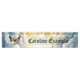 The Key of Eternity – Steampunk Wings  Namensplakette