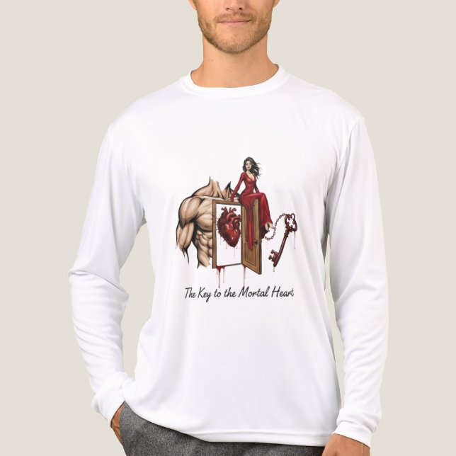 The Key to the Mortal Heart Tri-Blend Shirt (Vorderseite)