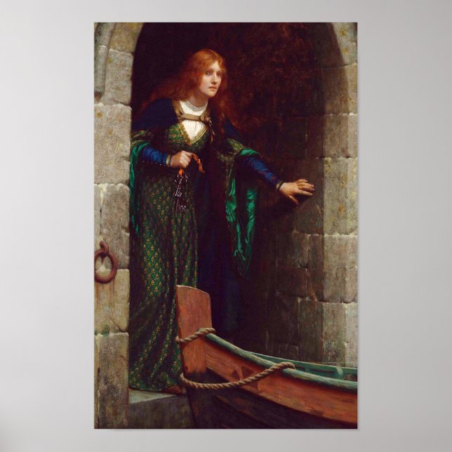The Keys, c. 1909, von Edmund Blair Leighton Poster (Vorne)