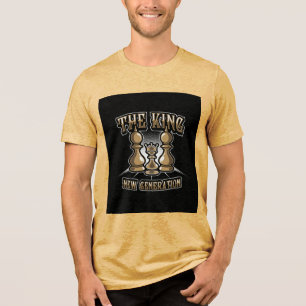 "The King: New Generation" Schach Inspiriert T - S Tri-Blend Shirt