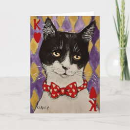 The King of Hearts faltete Karte