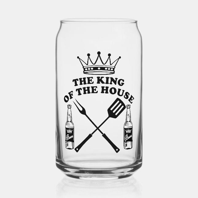The King of the House Beer Dosenglas (Vorderseite)