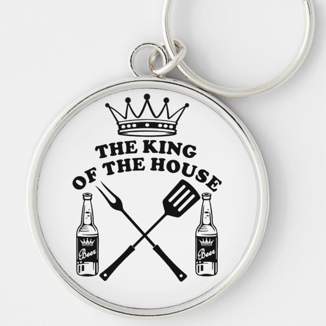 The King of the House Beer Schlüsselanhänger (Vorne)