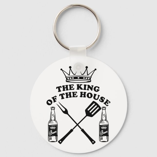 The King of the House Beer Schlüsselanhänger (Vorderseite)