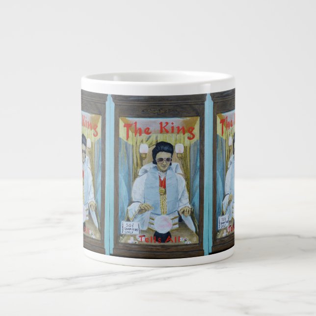 The King Tells All Jumbo-Tasse (Vorderseite)