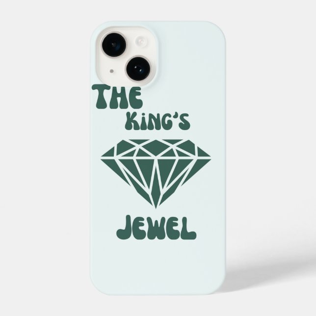 "The King's Jewel"-Telefonzelle iPhone 14 Hülle (Rückseite)